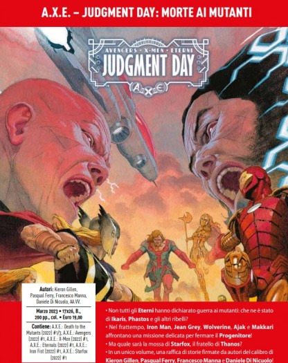 A.X.E. - Judgment Day: Morte ai Mutanti