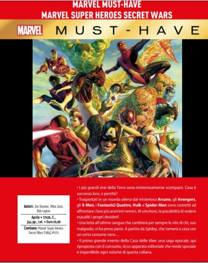Marvel Super Heroes Secret Wars – Marvel Must Have – Panini Comics – Italiano