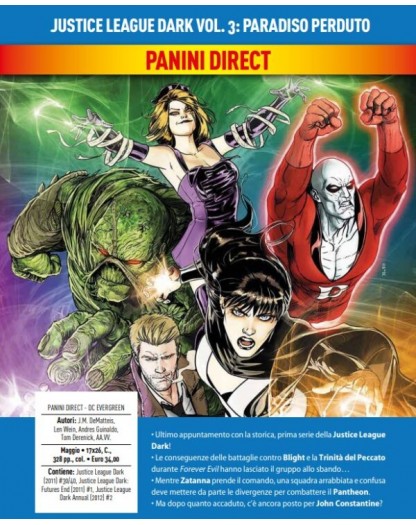 Justice League Dark Vol. 3 – Paradiso Perduto – DC Comics Evergreen – Panini Comics – Italiano