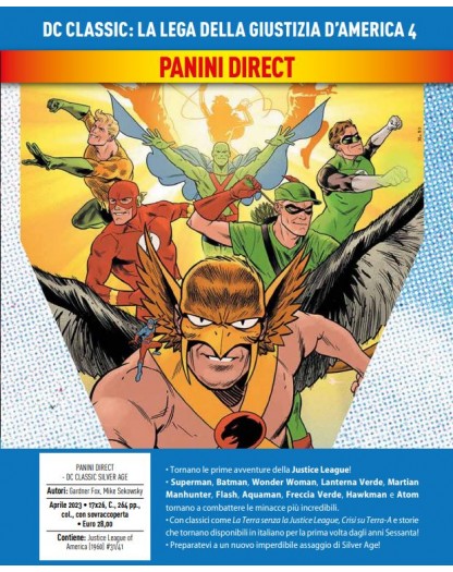La Lega della Giustizia d’America Vol. 4 – DC Classic Silver Age – Panini Comics – Italiano
