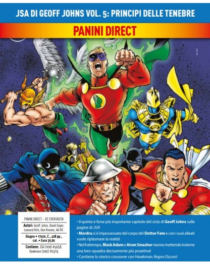 JSA di Geoff Johns Vol. 5 – Principi delle Tenebre – DC Comics Evergreen – Panini Comics – Italiano