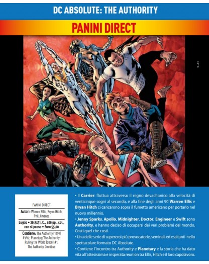 The Authority – Volume Unico – DC Absolute – Panini Comics – Italiano