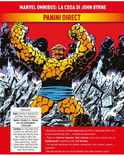 La Cosa di John Byrne – Volume Unico – Marvel Omnibus – Panini Comics – Italiano