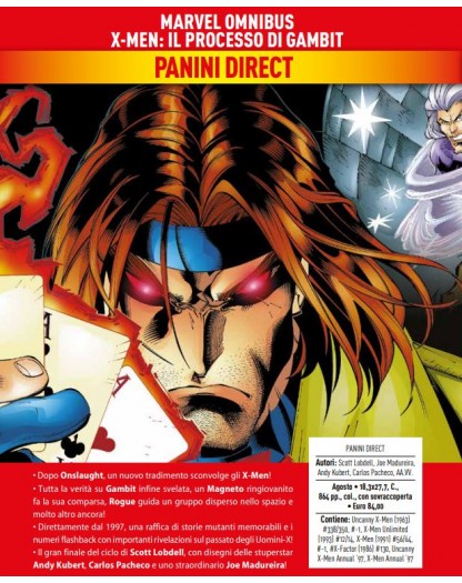 X-Men Vol. 8 – Il Processo di Gambit – Marvel Omnibus – Panini Comics – Italiano