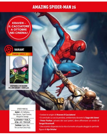 Amazing Spider-Man 26 – L’Uomo Ragno 826 – Panini Comics – Italiano