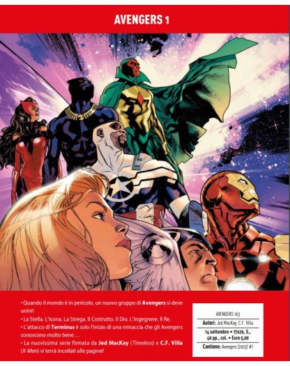 Avengers 1 – I Vendicatori 163 – Panini Comics – Italiano