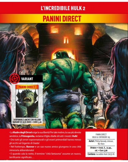 L’Incredibile Hulk 2 – Hulk e i Difensori 105 – Panini Comics – Italiano