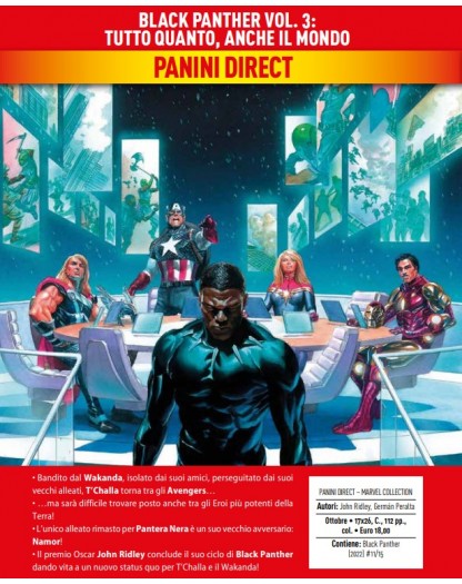 Black Panther Vol. 3 – Tutto Quanto, Anche il Mondo – Marvel Collection – Panini Comics – Italiano