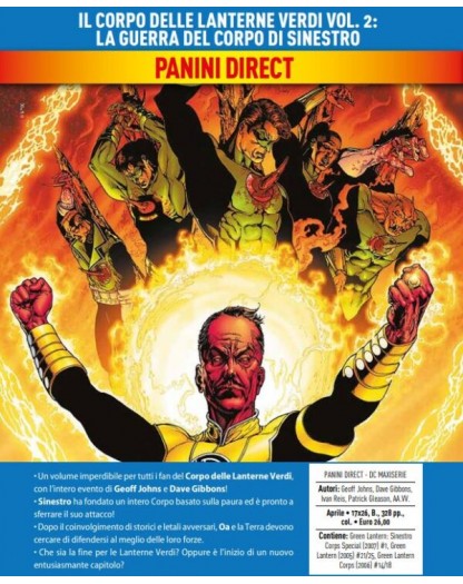 Il Corpo delle Lanterne Verdi Vol. 3 – Caccia agli Anelli – DC Comics Maxiserie – Panini Comics – Italiano