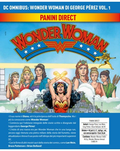 Wonder Woman di George Pérez Vol. 1 – DC Omnibus – Panini Comics – Italiano