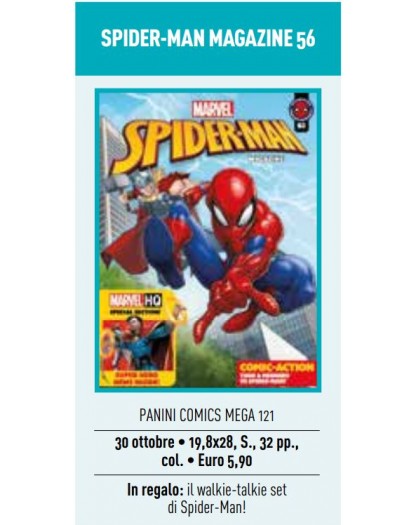 Spider-Man Magazine 56 – Panini Comics Mega 121 – Panini Comics – Italiano