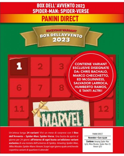 Box dell’Avvento 2023 – Spider-Man: Spider-Verse – Panini Comics – Italiano