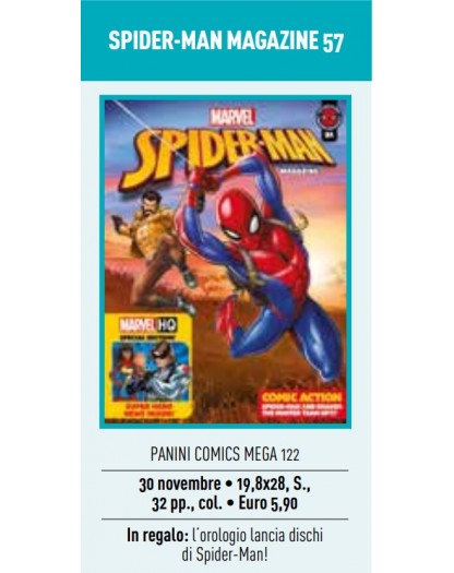Spider-Man Magazine 57 – Panini Comics Mega 122 – Panini Comics – Italiano