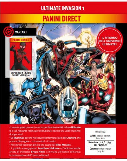 Ultimate Invasion 1 – Variant – Panini Comics – Italiano