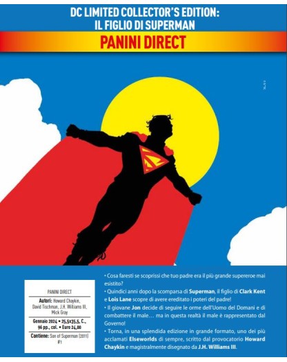 Il Figlio di Superman – Volume Unico – DC Limited Collector’s Edition – Panini Comics – Italiano