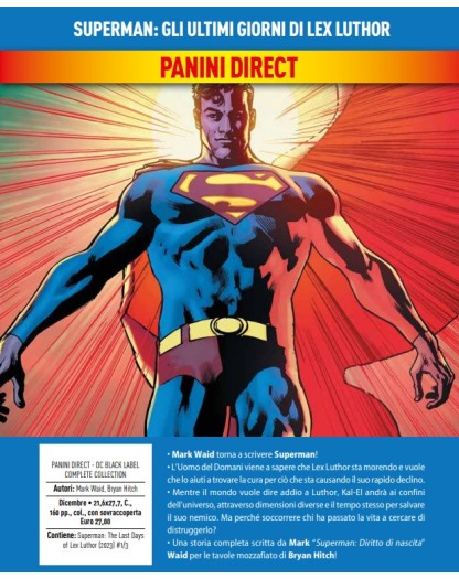 Superman – Gli Ultimi Giorni di Lex Luthor – DC Black Label Complete Collection – Panini Comics – Italiano