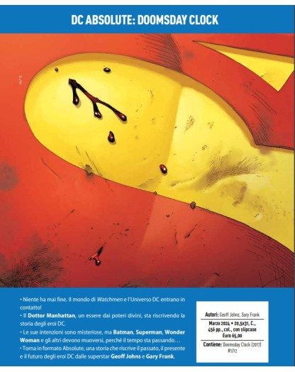 Doomsday Clock – DC Absolute – Panini Comics – Italiano
