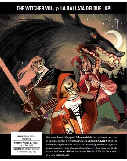 The Witcher Vol. 7 – La Ballata dei Due Lupi – 100% Panini Comics – Panini Comics – Italiano