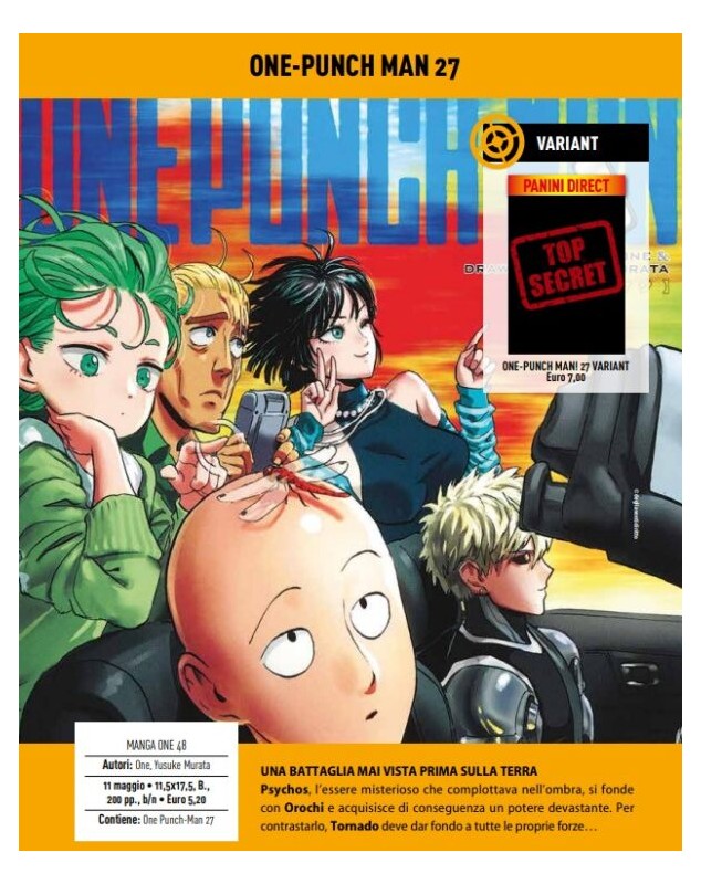 One Punch Man 28 - Variant - Manga One 49 - Panini Comics - Italiano -  MyComics