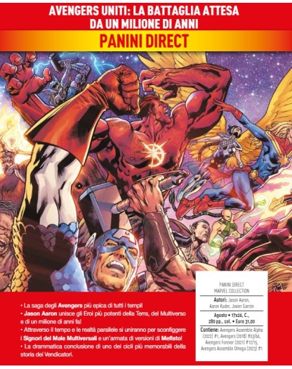 Avengers Uniti – La Battaglia Attesa da un Milione di Anni – Marvel Collection – Panini Comics – Italiano