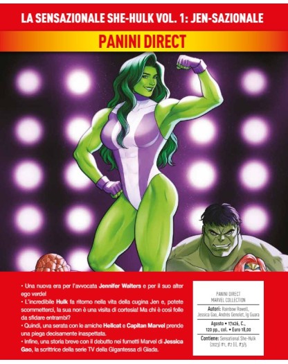 La Sensazionale She-Hulk Vol. 1 – Jen-Sazionale – Marvel Collection – Panini Comics – Italiano