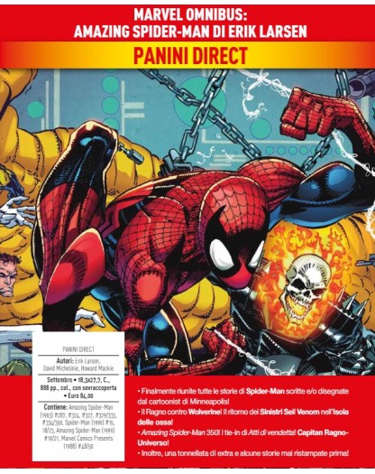Amazing Spider-Man di Erik Lasern – Marvel Omnibus – Panini Comics – Italiano