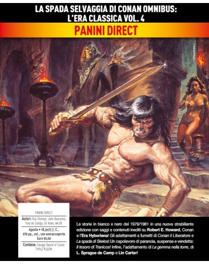 La Spada Selvaggia di Conan – L’Era Classica Vol. 4 – Conan Omnibus – Panini Comics – Italiano